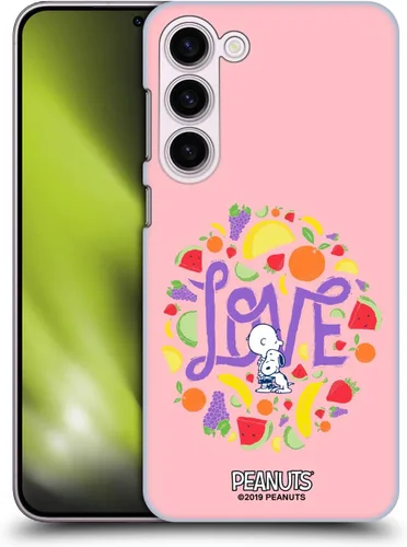 Vista 48 de Head Case Designs Funda rígida con licencia oficial de Peanuts Eat Sleep Snoopy Naturally Sweet compatible con Samsung Galaxy S23 Ultra 5G Comer
