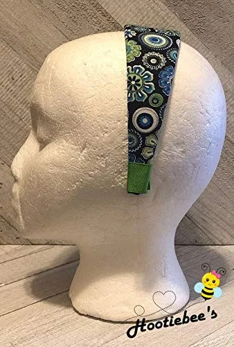 Vista 3 de Lime and Teal Floral Headband