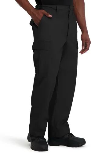 Vista 2 de Propper Pantalones de uniforme militar BDU con cremallera y bolsillos cargo para hombre Negro