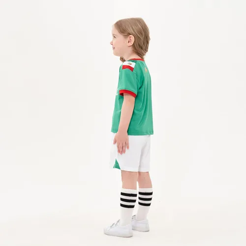 Vista 4 de Camisetas de fútbol para niños y niñas, tallas de 2 a 14 años, transpirables, trajes de entrenamiento de fútbol juvenil, regalos