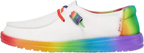 Vista 202 de Hey Dude Wendy - Zapatos de mujer, mocasines sin cordones para mujer, cómodos y ligeros
