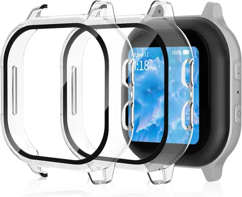 Vista 9 de Paquete de 2 accesorios Gabb Watch 3/3e - Funda protectora con protector de pantalla de vidrio templado integrado y cubierta rígida de policarbonato