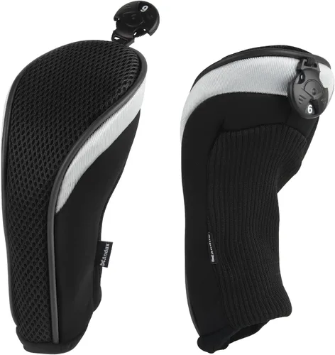 Vista 7 de Andux – Fundas de cabeza de palo de golf híbridos set de 4 con intercambiable Número Etiquetas con Dial No. Etiqueta Tubería de colores todos