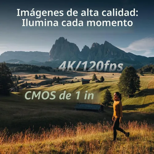 Vista 6 de DJI Osmo Pocket 3 Creator Combo 4K 120fps cardán de mano de 3 ejes, tarjeta SD, bolsa NYC, 1 año plan de atención de NYC y más
