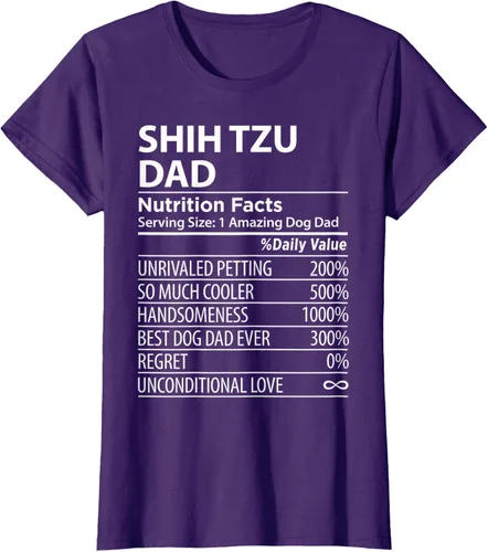 Vista 13 de Shih Tzu Dad - Camiseta divertida para dueño de perro Shih Tzu, Negro