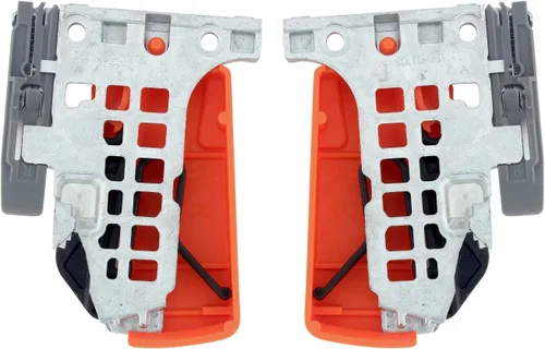 Vista 4 de Blum Tandem front-locking dispositivo estándar para B563 y de plástico naranja B569 Series (Pack de 5 pares)