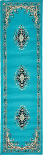 Vista 92 de Unique Loom - Alfombra de área estilo persa tradicional de la colección Reza, de 2 pies 2 pulgadas x 3 pies, colores negro y beige