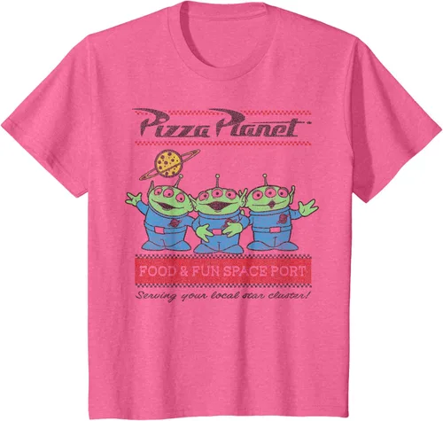 Vista 9 de Disney Pixar Toy Story Pizza Planet Aliens Camiseta