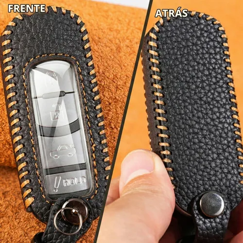 Vista 8 de Funda para Llavero de Mazda Estuche de Cuero para Llave de Carro Compatible con Mazda 3 6 5 2 CX5 CX9 2009-2019