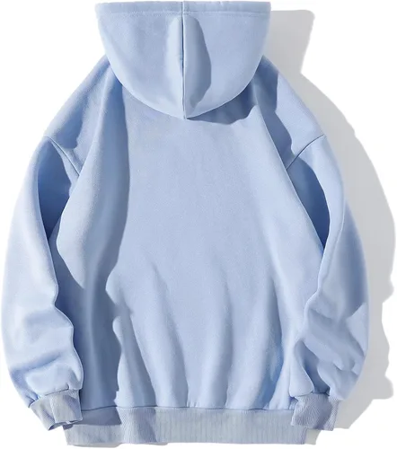 Vista 5 de SOLY HUX Sudadera con capucha para mujer, estilo casual, de California, de Los Ángeles, con cordón, Azul