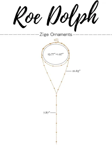 Vista 7 de Collar de cadena de serpiente para mujer, collar de espiga dorada para adolescentes y niñas, collar en Y de moda Lariat