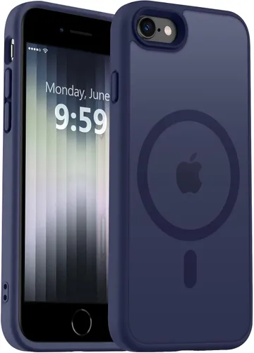 Vista 204 de MOCCA - Funda magnética resistente para iPhone XR de 6.1 pulgadas, compatible con MagSafe, funda con protección contra caídas de grado militar