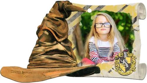 Vista 9 de Harry Potter - Sombrero clasificador Gryffindor - Carga de fotos personalizada - Sombrero de clasificación e impresión acrílica