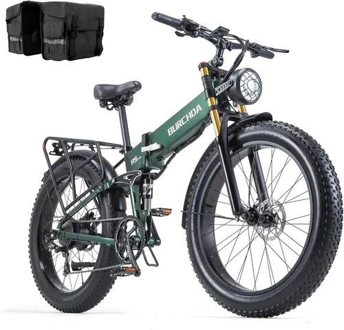 Vista 22 de 2026 AWD Electric Bike for Adults Dual Motor 5000W/3000W/1500W Peak 40MPH/32MPH Fast Ebike, Up to 70 /90 /160 Miles Long Range, 26" Full Suspension