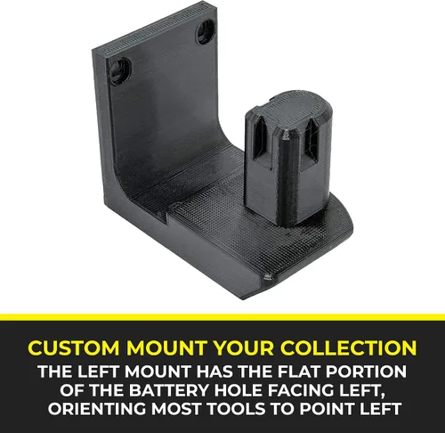 Vista 4 de Spartan Mounts Soporte de herramienta para herramientas eléctricas Ryobi Gancho de almacenamiento de pared Práctico organizador de garaje