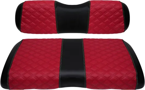 Vista 12 de Fundas de asiento delantero para carrito de golf para Yamaha Drive 2007-2016/Drive 2 2017+ Cojín de asiento universal OEM delantero, fundas de Negro