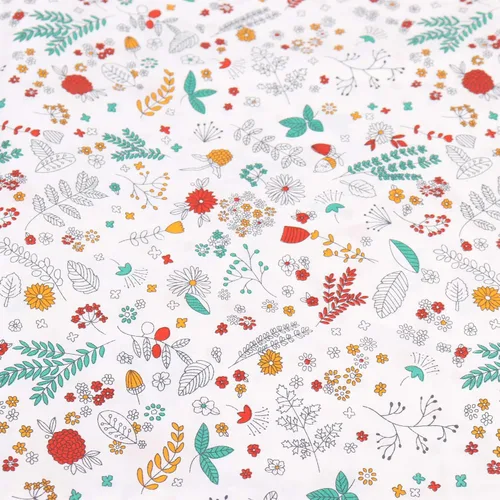 Vista 6 de Fundas de almohada florales tamaño estándar, 100% algodón, fundas de almohada blancas con cierre de sobre, 20 x 30 pulgadas