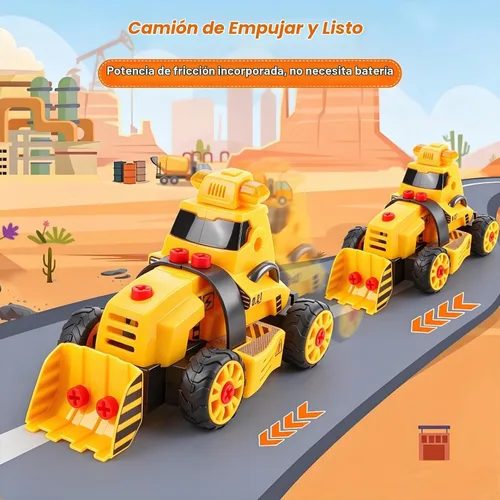 Vista 8 de 9 en 3 desmontar juguete construcción camión taladro eléctrico STEM