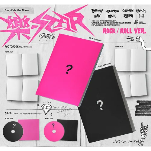 Vista 2 de Stray Kids- Star [Standard ver.] Álbum+Beneficio de preventa (Rock ver.)