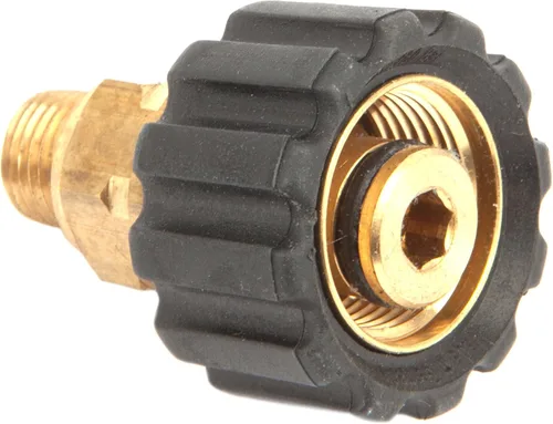 Vista 3 de Forney 75107 Accesorios para lavadora a presión, acoplamiento de tornillo macho, M22F a NPT macho de 1/4 pulgadas