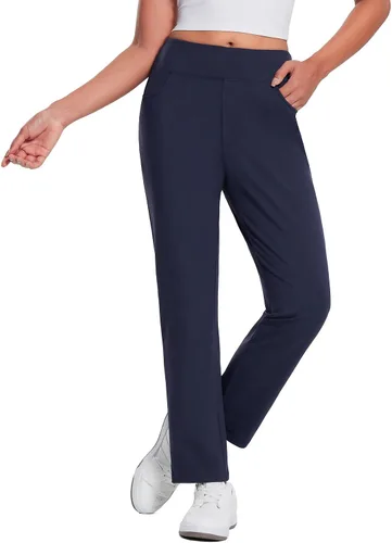 Vista 10 de baleaf Pantalones térmicos con forro polar para mujer para clima frío Negro