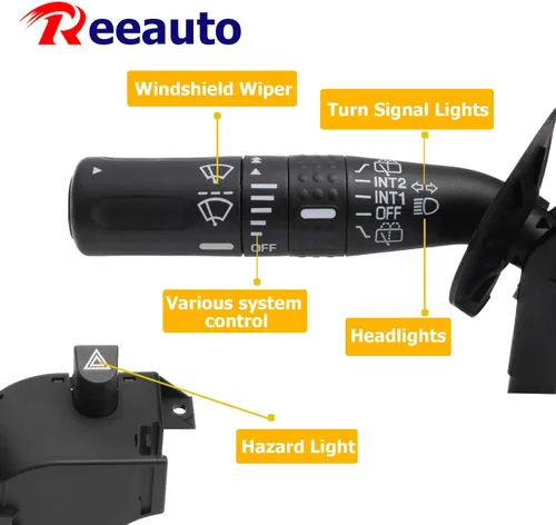 Vista 2 de Interruptor de señal de giro multifunción para faros delanteros, interruptor del limpiaparabrisas compatible con 02-05 Explorer 03-06 Expedition