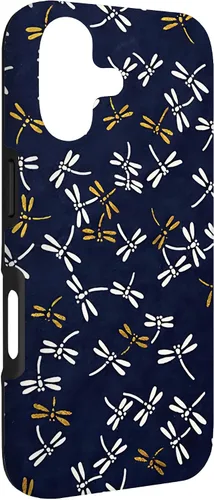 Vista 3 de Dragonflies Pattern Japanese Tombo Akitsu Case for iPhone 17