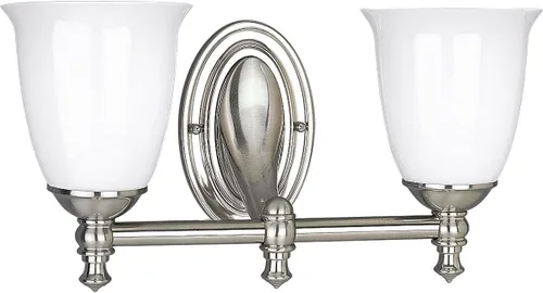 Vista 6 de Progress Lighting P3027-15 Victorian Bath & Vanity, 5-5/8 pulgadas de ancho x 8-1/2 pulgadas de alto, cromo