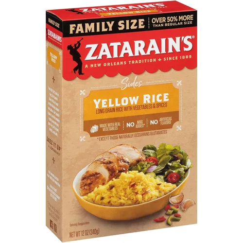 Vista 11 de Zatarain's Arroz amarillo tamaño familiar, 15 oz
