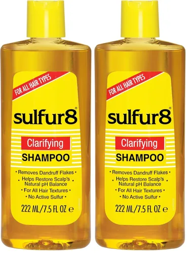 Vista 3 de Sulfur8 Champú – Elimina las escamas de la caspa, restaura el equilibrio del pH del cuero cabelludo, fórmula limpiadora para todo tipo de cabello