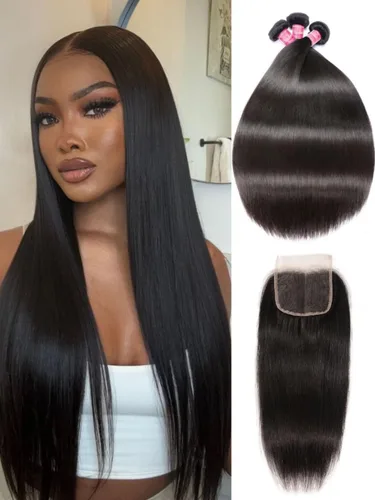 Vista 12 de Beauty Forever Yaki - Extensiones de cabello humano virgen mongol sin procesar, grado 12A, 3 paquetes de cabello humano virgen mongol sin procesar