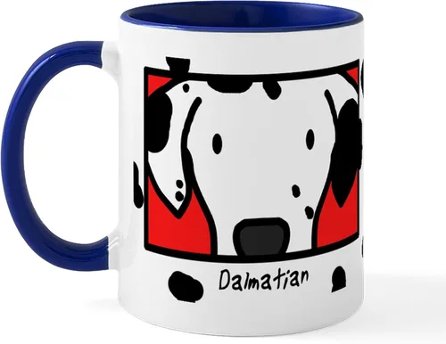 Vista 11 de CafePress Taza de café de cerámica Anime American Eskimo de 11 oz (11.0 fl oz)