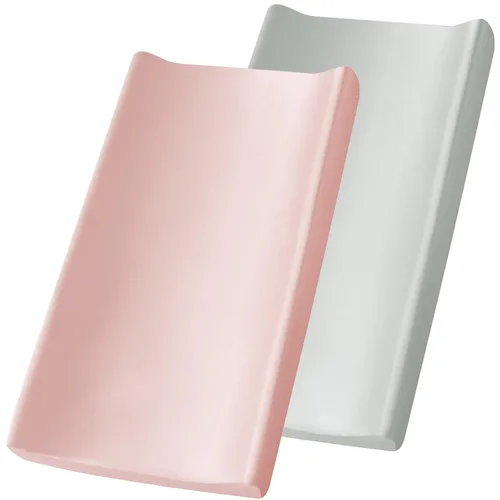 Vista 10 de SiinvdaBZX Paquete de 2 fundas para cambiador para bebés, niñas y niños, fundas de satén suaves y sedosas para cambiadores de pañales de 32 x 16