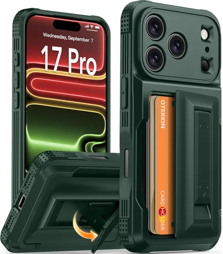 Vista 46 de Oterkin Funda para Google Pixel 10a con soporte magnético de giro de 360° [compatible con MagSafe] [antideslizante] [15 pies] a prueba de golpes