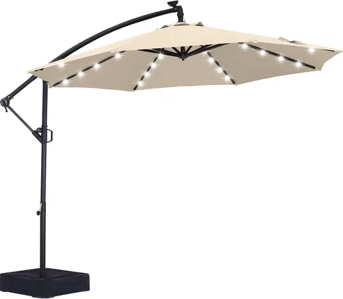 Vista 23 de ABCCANOPY Sombrillas voladizas prémium de 9 pies para patio