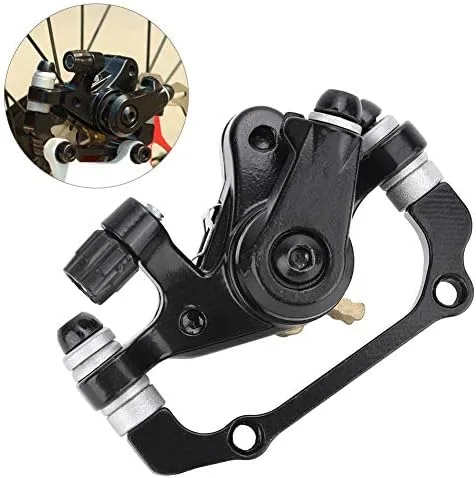Vista 3 de Vbest life Freno de disco, pinzas de freno de disco mecánicas delanteras y traseras universales para bicicleta eléctrica (trasera (F180 R160))