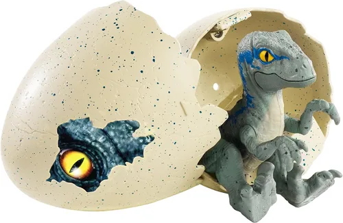 Vista 3 de JURASSIC WORLD HATCH 'N PLAY DINOS Velociraptor Azul