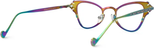 Vista 6 de VOOGLAM Gafas de bloqueo de luz azul ojo de gato con estilo para mujer, antifatiga ocular, gafas UV Chuchin