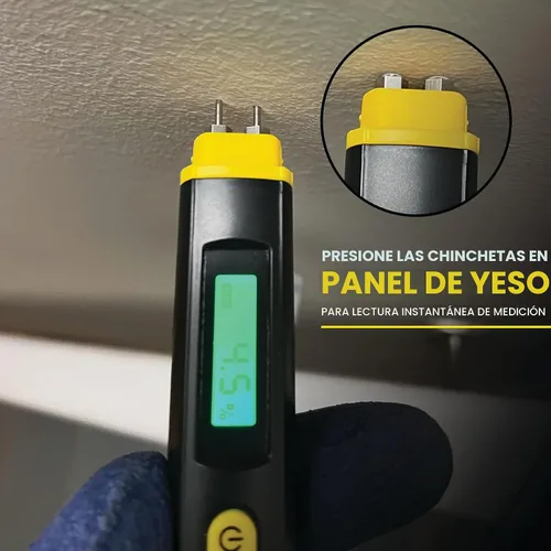 Vista 6 de General Tools - MMP100 - Medidor de humedad digital compacto – Herramienta con pin detecta la humedad en madera y materiales de construcción
