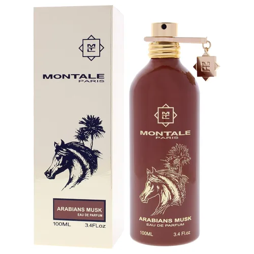 Vista 4 de Montale Arabians Musk Eau de Parfum, 3.4 fl oz – Perfume unisex oriental almizclado suave Almizcle, ámbar, vainilla