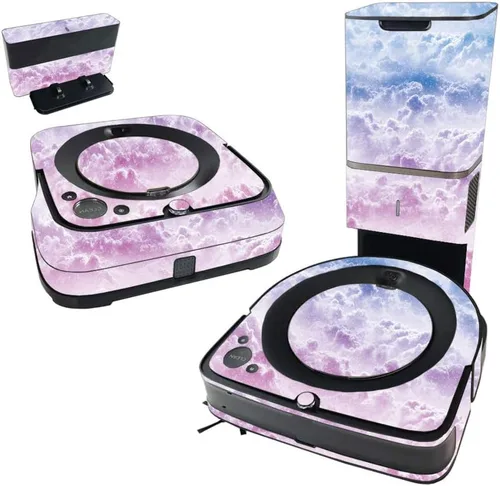 Vista 20 de MightySkins Skin compatible con iRobot Roomba s9+ Vacuum & Braava Jet m6 Bundle – Storm Cloud, funda de vinilo duradera y única Fácil de aplicar