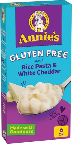 Vista 10 de Annie's Pasta de arroz y queso cheddar sin gluten, hecha con queso real, 6 onzas (paquete de 12)