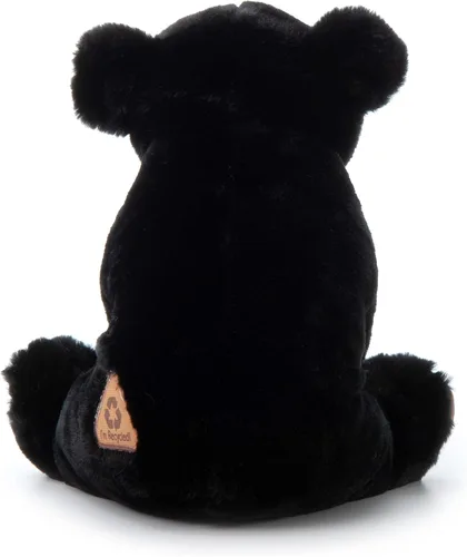 Vista 2 de The Petting Zoo Peluche de oso negro, regalos para niños, animales salvajes del zoológico Onez, juguete de peluche de oso negro de 12 pulgadas