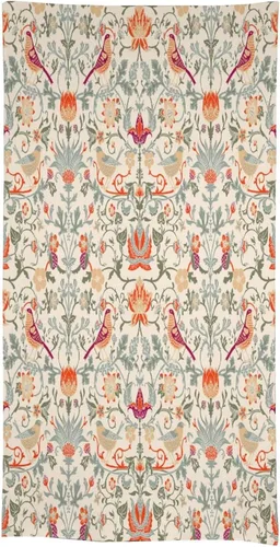 Vista 136 de Mantel Floral Retro de Pájaros, Diseño Original Bohemio William Morris Estampado Cubierta de Mesa para Hogar Picnic Fiesta Comedor Cocina William