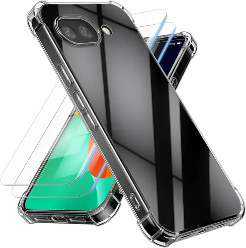 Vista 13 de kwmobile Funda compatible con Google Pixel 3a - Funda transparente suave delgada y flexible TPU Funda protectora para teléfono - Transparente