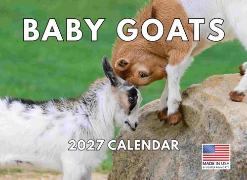 Vista 108 de Calendario mensual de pared de alpaca 2025 Fabricado en Estados Unidos