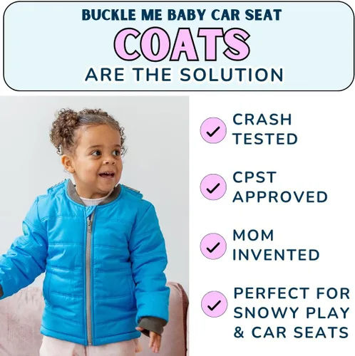 Vista 4 de Buckle Me Baby Coats Abrigo de asiento de coche de Toast
