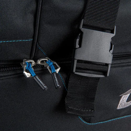 Vista 6 de Bolsa de equipo de árbitro con ruedas para oficiales de béisbol/softbol, color negro