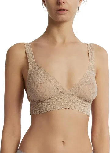 Vista 7 de hanky panky, Bralette cruzado de encaje exclusivo Rosa Belle