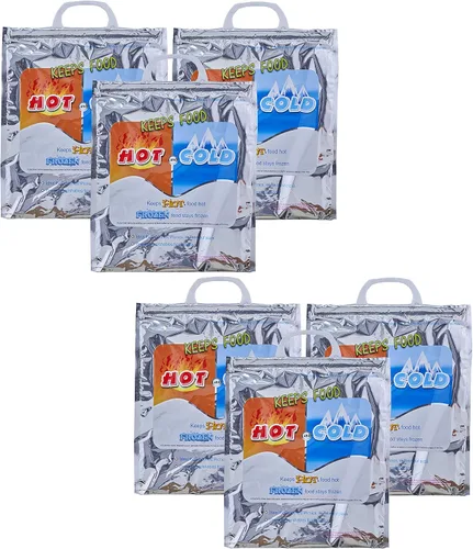 Vista 41 de Superio Bolsas Aisladas Calientes y Frías para Entrega de Alimentos, Bolsas de Compras de Comestibles, Almacenamiento de Alimentos para Comida